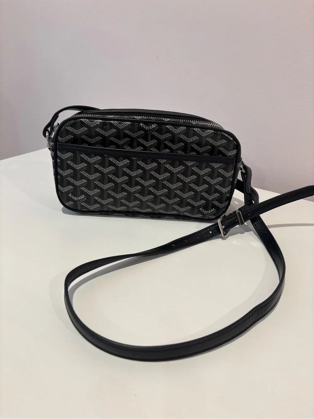 🖤Designer Inspired Black Canvas Camera/CrossbodyBag🖤